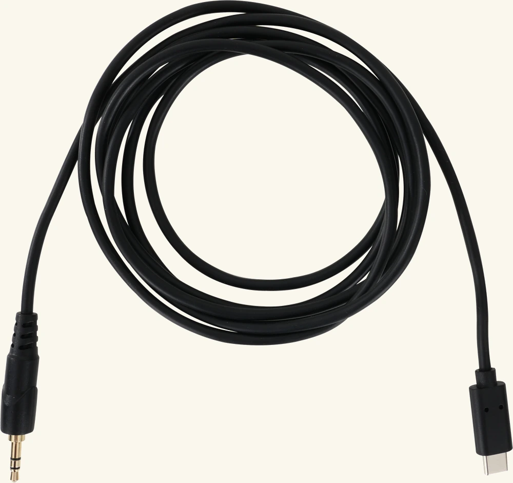 USB-Cから3.5mmステレオミニへの専用ケーブル